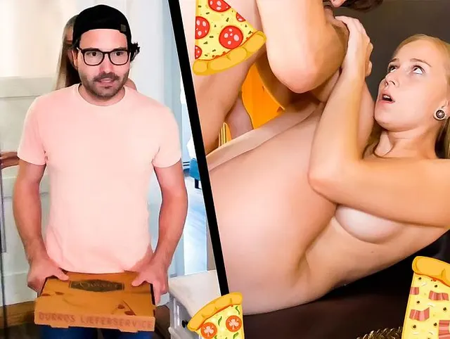 Dreisten Pizzaboten abgefickt!