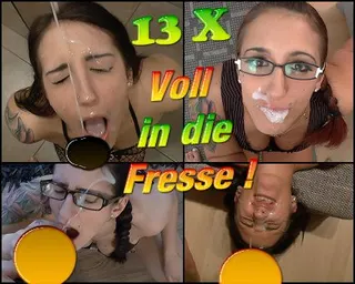 13 X Voll in die Fresse !!! (Best of Cumshot)