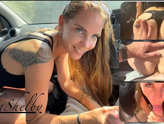 Geiler Urlaubsfick im Auto - dreckig verführt und dann gnadenlos von hinten genommen!