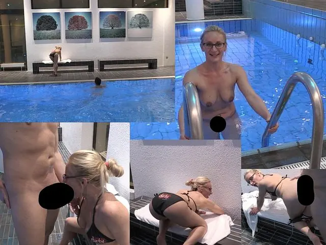 Skandal Öffentlicher Schwimmbad-Fick +NS