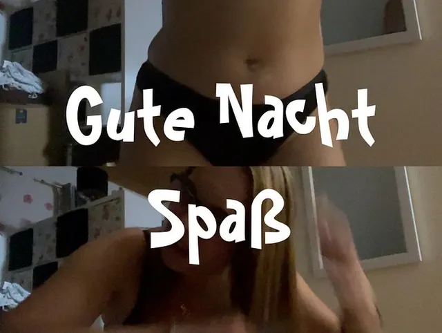 Gute Nacht Spaß