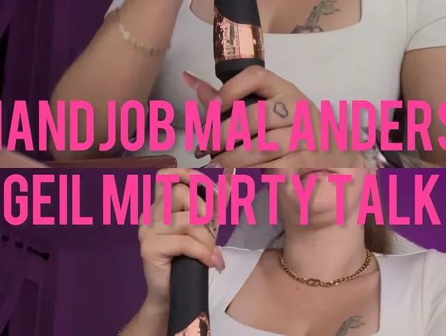 Handjob mal anders…. Mit geilen Dirty Talk