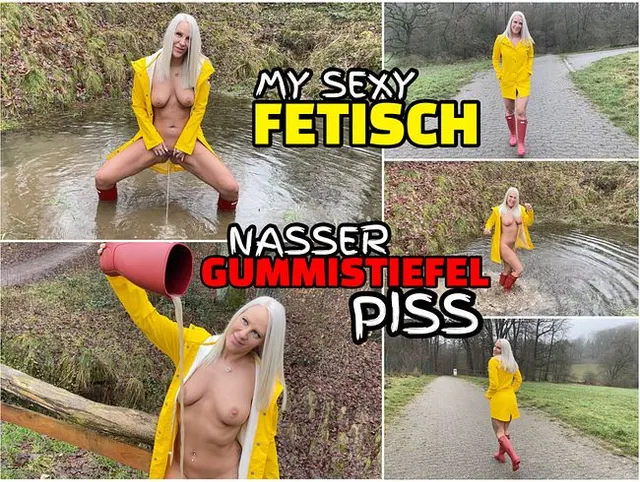 Nasser GUMMISTIEFEL PISS | My sexy FETISCH