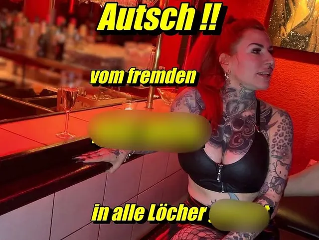 Autsch !! vom fremden BIG DICK in alle Löcher gefickt