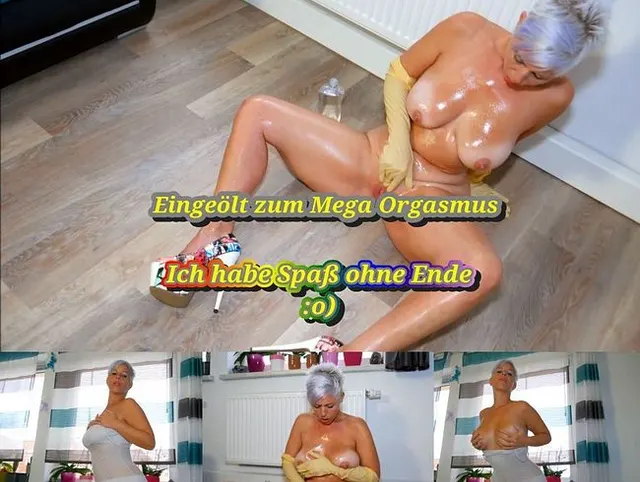 Eingeölt zum mega geilen Orgasmus