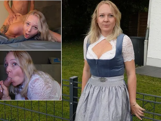 || OKTOBERFEST-AUFRISS - DIRNDL-Schlampe billigst abgeschleppt von echten BAYERISCHEN 22cm BLANK ||