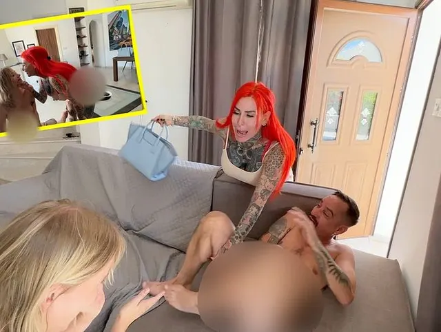 Erwischt ! die Fotze fickt meinen alten