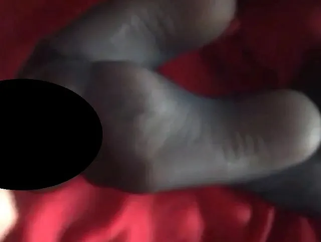 Mega geile Sperma Explosion auf meine Black Nylons...