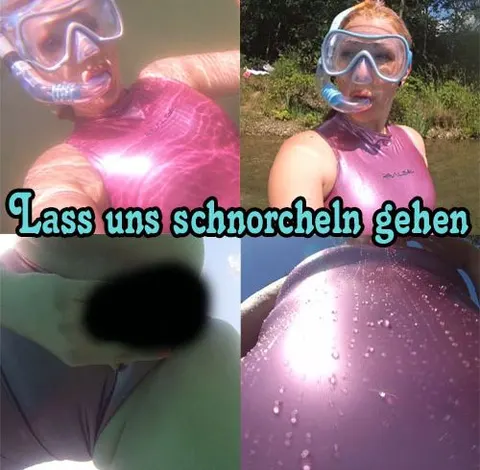 Lass uns SCHNORCHELN gehen