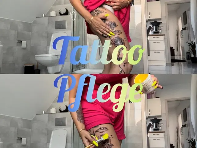 Tattoo pflegen