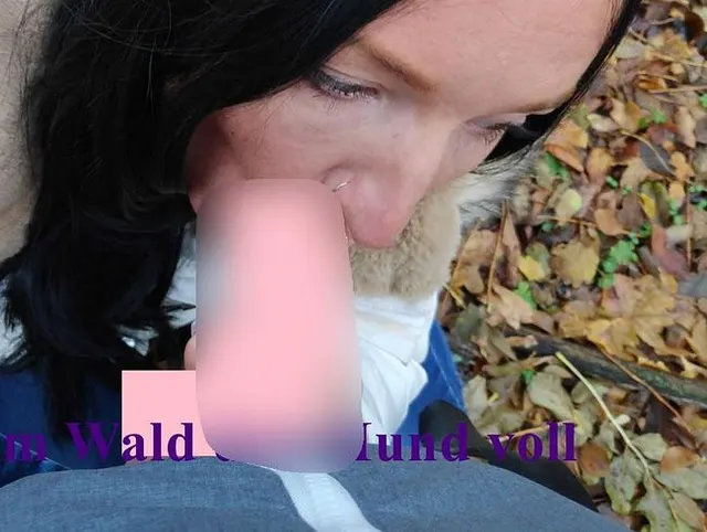 im Wald den Mund voll